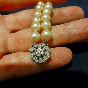 Majorica pearls. Vintage 1940s